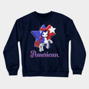 American Unicorn Pony Crewneck Sweatshirt